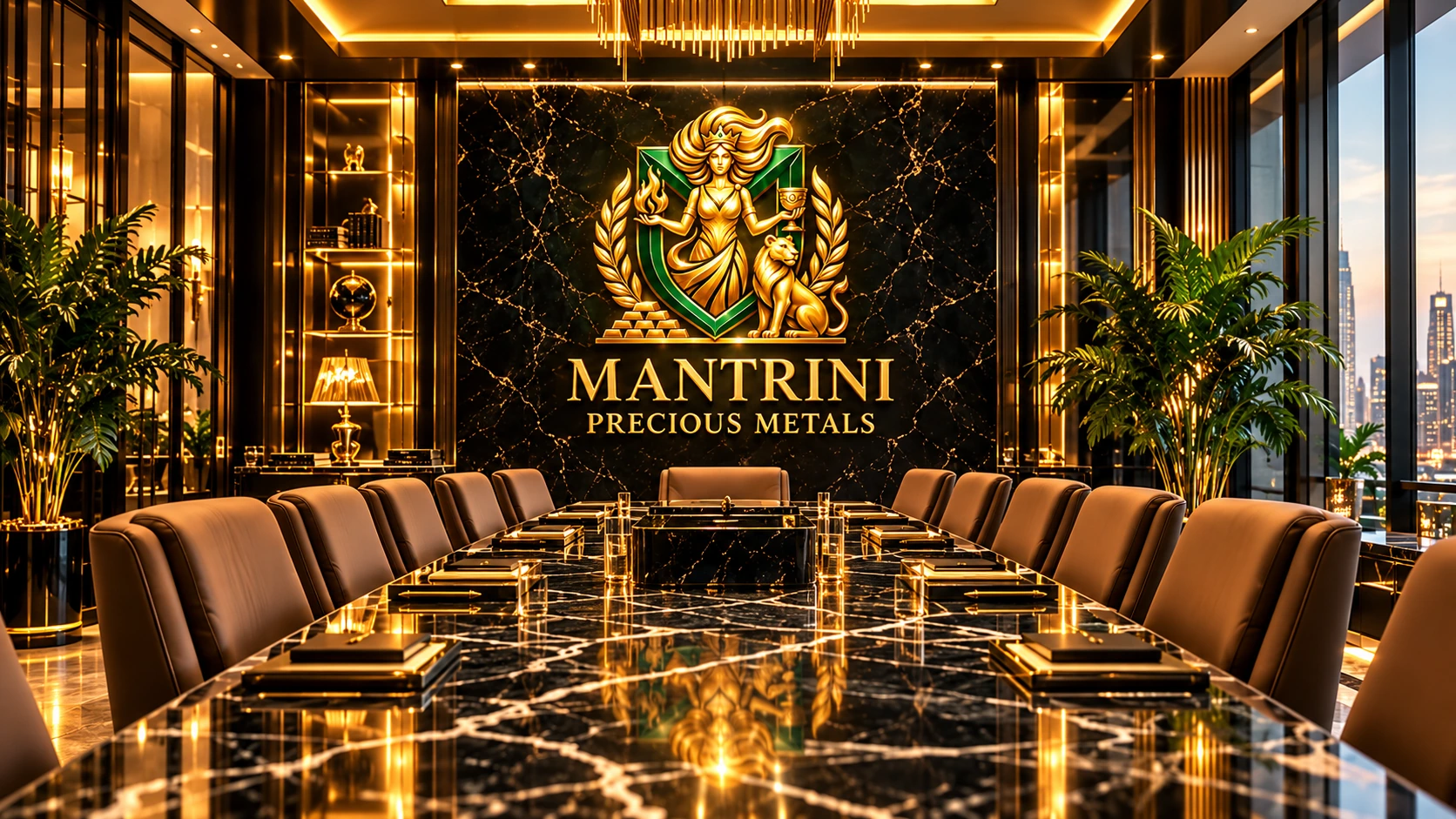 Complete MANTRINI executive conference room